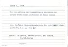 Karteikarte zur Materialübersicht zur Publikation von Felix Karrer (1865) in Sitzungsberichte der Mathematisch-Naturwissenschaftliche Classe der Kaiserlichen Akademie der Wissenschaften, Band 50, 1. Abtheilung, Heft 1-5, Seite 692-721 (https://www.biodive